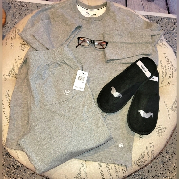 Nautica Other - Men's Nautica Long Sleeve Pajama Lounge Matching Set